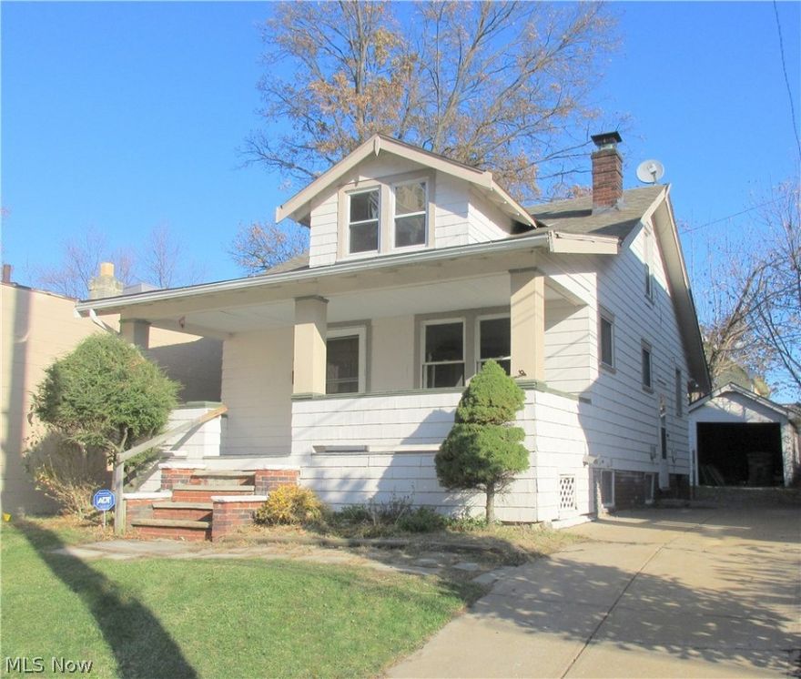 Ready to Move Right In Covered Front Porch Cape Cod. Affordable Living in Lakewood.  Kitchen has access to Back Deck and Fenced Yard.  New Laminate Flooring, Stainless Steel Range and Refrigerator 2019, Newer Counter Top and Fresh Modern Paint. Formal Dining Room with Hardwood Floors and Fresh Modern Paint, Living Room with Gas Fireplace, Mantel, Hardwood Floors, Fresh Modern Paint. First Floor Bedroom with Carpet and Fresh Modern Paint. Remodeled Full Bath with Laminate Flooring. Two Additional Bedrooms on Second Floor with Carpet and Fresh Modern Paint.  Full Basement with Laundry Area, Stand Up Shower, Tons of Storage Space.   View of Metro Parks and Rocky River from Front Porch. New Washer & Dryer 2019. 100 Amp Electric Box 2019. 5 Windows 2019. No Worries - Home Warranty Included!