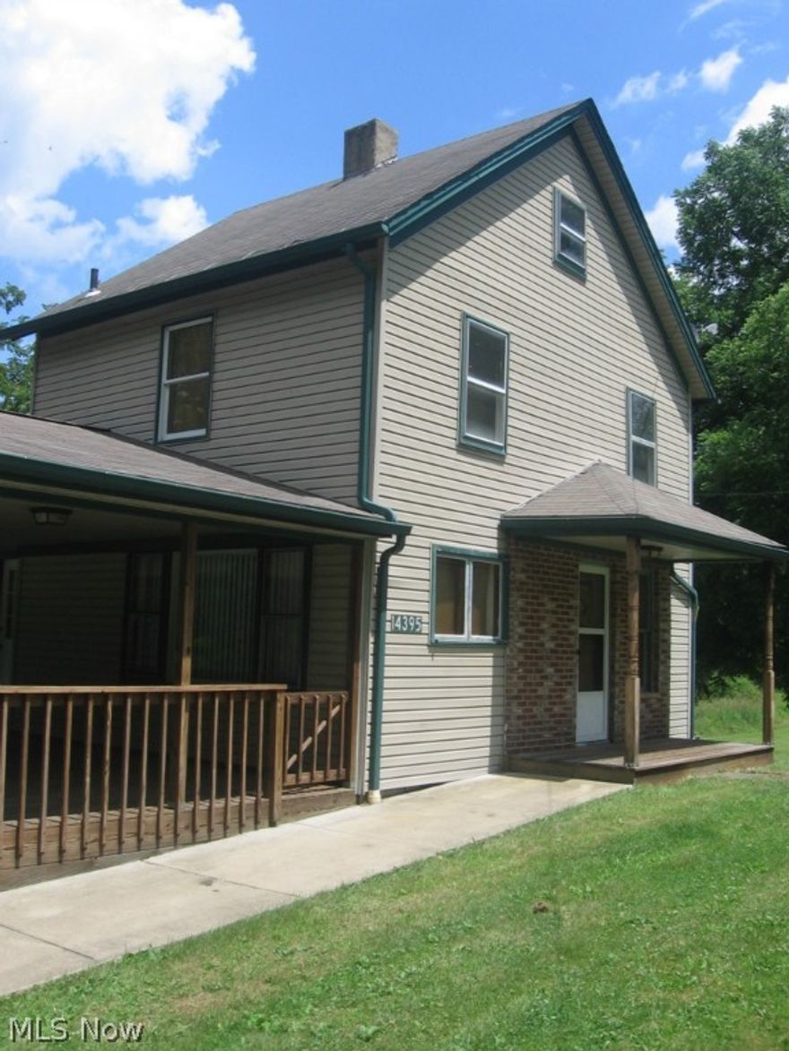 Your chance to own 5 acres in South Range School District! 4 Bedrooms with 1st floor master with new carpet, 2 full baths, Eat in kitchen with new flooring, 1st floor laundry, attached 2 car garage. Even a large porch to sit and enjoy a beautiful view. Wonderful country feel but conveniently close to Rt 14. Schedule today!