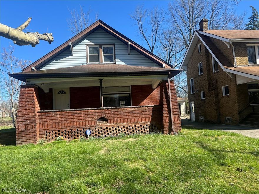 Nice brick house; ready to move in; covered porch, nice sized bedrooms; lots of updates: newer windows;  newly stained floor in living room;, stove, dishwasher; block windows in basement; mailbox attached to building (mail goes straight into the house).  Have to see to appreciate.