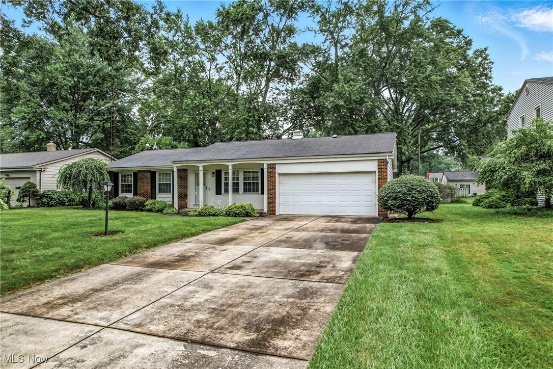 Add some of your own personal touches! This three bedroom, three bathroom ranch home is located in Howland on a dead end street. The foyer welcomes you to the living room to entertain your guests. Eat in the kitchen or step down and use the family room for a large dining room. Walk out the French doors to the enclosed patio and enjoy the outdoors. Take a walk down the hall to three bedrooms complete with hardwood flooring with the master bedroom having its own bathroom. Two car attached garage for easy access into the house. The full basement has much potential. Updates include furnace and air conditioning 2018; windows 2020; dishwasher 2023; microwave 2021, refrigerator 2022; dryer 2024. Freezer in the basement stays. Gas heater in enclosed patio room stays.
