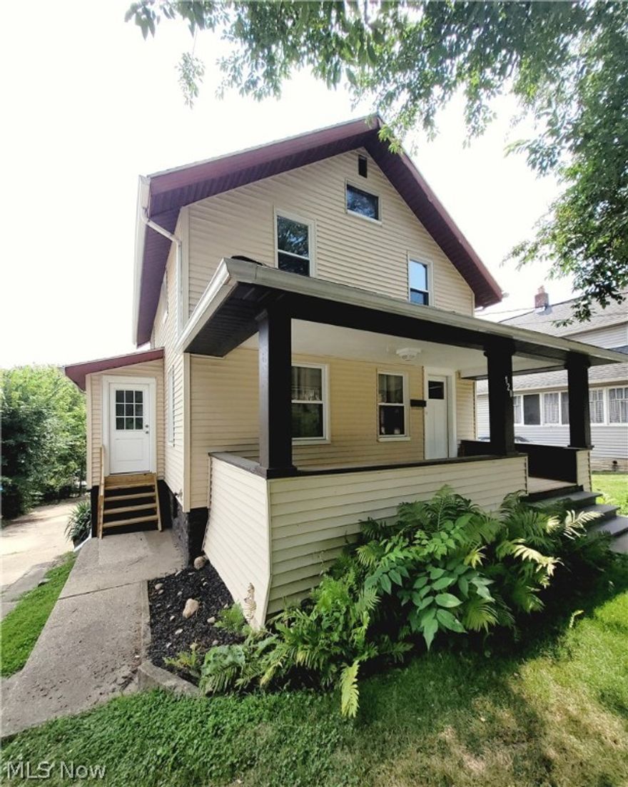 The owners have spent several months getting this one ready for market. Upon entering from the large covered front porch you will be greeted by a neutral interior that is flush with remodeling and updated surfaces resulting in a blank slate to put personalized finishing touches on your home purchase. A newly applianced kitchen with eating peninsula and the adjoining large dining room area is ready for a new homeowner to start filling it with the sound of family & friends gathering for a meal and along with the living room open floor plan can carry the conversations among lively entertainment. Additionally, the rear deck can provide even more space for outside entertaining or maybe you just want to chill and grill. Upstairs gives you 4 fresh bedrooms to retire to your privacy with a full bathroom conveniently located to all. Another full bathroom is in the basement which walks out to the rear yard. Replacement windows & doors give a new buyer money savings with better energy efficiency. Located a short 1.5 block walk to Crisman Park.