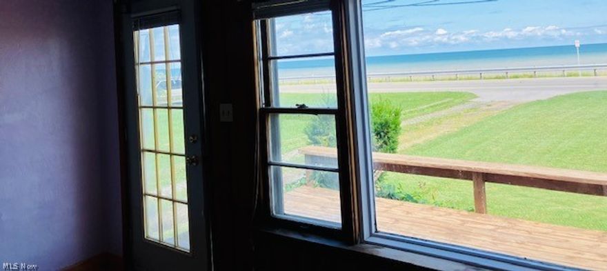 Looking for a cozy Lake Erie Cottage with wonderful panoramic view of Lake Erie. Here it is! Featuring 2 bedrooms, eat in kitchen, living room with fireplace, and large picture window to see Lake Erie. Detached garage plus deck. You can have some of Lake Erie living without breaking the bank. Great sunrises and sunset over Lake Erie viewing from this Cottage. Minutes from Geneva on the Lake, wineries, golf, swimming, restaurants and Geneva State Park and Marina. House has unobstructed view of Lake Erie. Owner used cottage in the summer only. Pleanty of room to park your boat or jet skis on property. Furnace is located in attic with access in ceiling in front of bathroom. Hot water tank is located in bathroom.