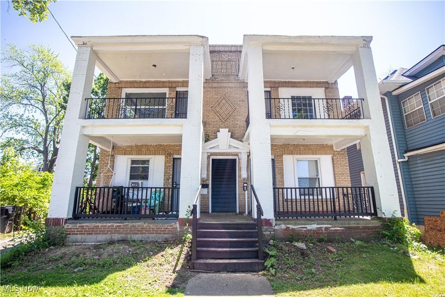 Welcome to this fully occupied quadplex offering a massive cashflow opportunity to any investor. Each unit has been updated prior to being tenanted. The interior was freshly painted (2023), flooring installed (2023), and renovations have been made to all kitchens and bathrooms (2023) throughout. In addition, each unit has the potential for a second bedroom to be added, which will increase your rent potential much more, especially if you decide to convert this into a Section 8 or Eden rental. Do not miss out!