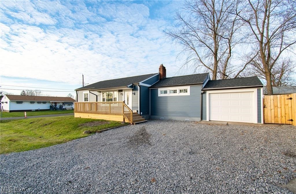 Located in the heart of Niles, Ohio, this beautifully updated single-story Cape Cod blends comfort, convenience, and style all on one level. Featuring 3 bedrooms and 1.5 bathrooms, the home welcomes you with a cozy front living room and a fully renovated kitchen equipped with brand-new cabinets, granite countertops, and sleek modern appliances—perfect for any home chef.
The spacious master bedroom, recently remodeled, offers a private retreat, while the newly added laundry room—with included appliances—adds everyday ease. Downstairs, the basement provides ample space for storage or future expansion.
Major 2023 upgrades include a brand-new roof, siding, windows, driveway, HVAC system, and more—ensuring long-term peace of mind. Step outside to a generous fenced-in backyard, ideal for relaxing or entertaining. This move-in-ready home is a true find—schedule your showing today!