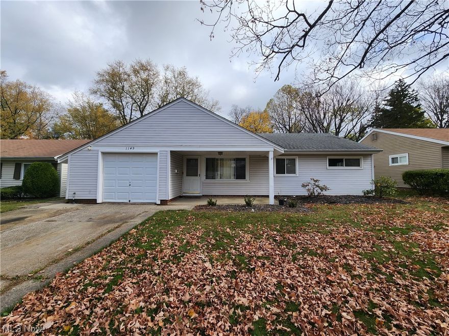Don't miss out on this charming, well-maintained ranch! Hardwood flooring throughout most of the home. Spacious kitchen and laundry room with tons of storage. Three nice sized bedrooms with a bonus rec room. Large backyard with lots of potential!