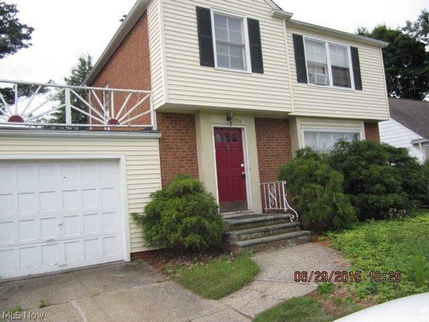 Lovely colonial with hardwood floor in first floor living rm/dining rm. Nice yard.  Buyer is responsible to assume and escrow for S. Euclid Vacant Registration Violations; $6750.00
The schools are serviced by Cleveland-Hts/University Hts school system even though house is in South Euclid  Proof of funds and/or Pre-approval must accompany all offers.