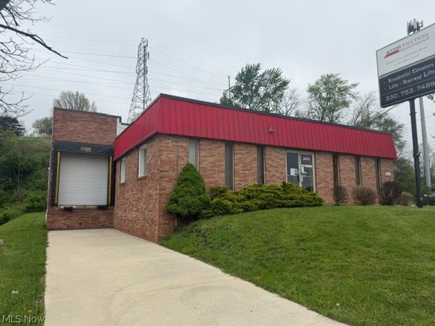 Investment opportunity with great highway access. Real estate for sale only. Tenant pays $3,750/mth with 2 years remaining. Loading dock, 10 foot drive in. Office in front with showroom and warehouse in back.