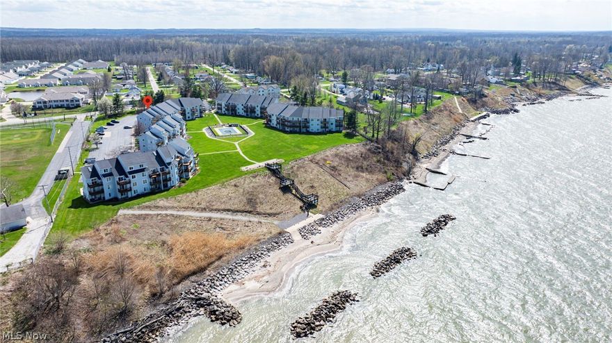 Welcome to the coveted Mariner's Point Condominium! This second floor, one bedroom, one bathroom unit is now available! Enter at the east corner of building 3. Inside is a cozy open concept, the vantage point, flows through the eat-in kitchen, to the living room, out to the balcony and ending at the lake.  Being on the second floor, the balcony feels cozy and not as exposed. The most stunning view of the lake may be in the bedroom. All the windows have been replaced and are only 3 years young. The hot water tank, furnace and air conditioner are all new. The dryer is also new. If all the updates, weren't sweet enough, this condo comes fully furnished with everything you need to start enjoying Lake Erie living, TODAY! In warmer months, enjoying the heated in-ground pool, is a must. If a bit more space is needed for hosting, the community room is perfect for larger gatherings. Schedule a showing today!