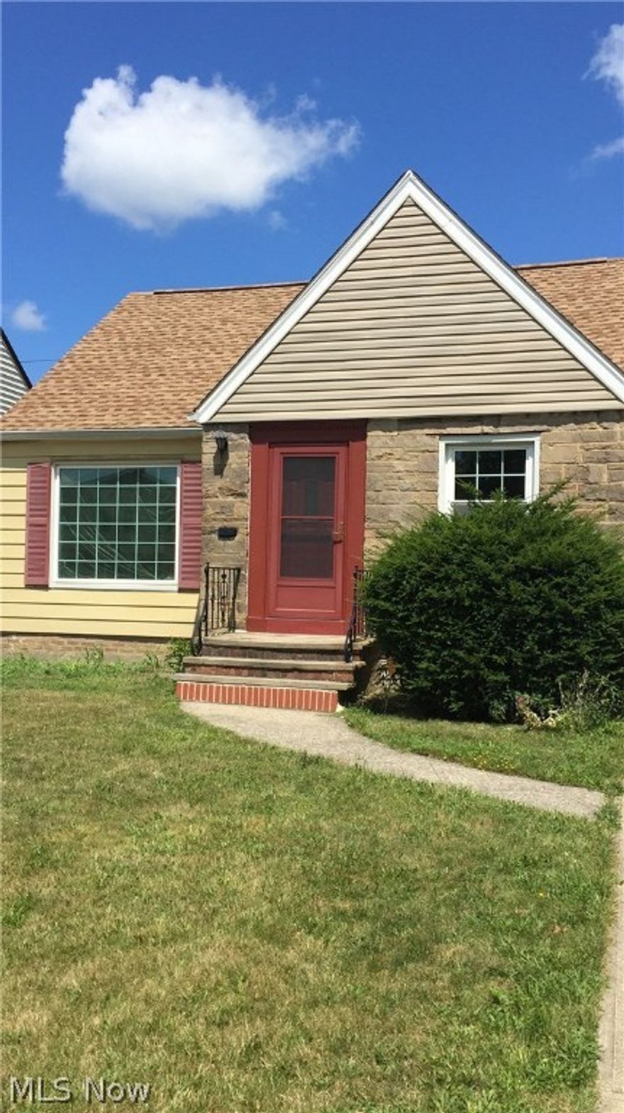 Located on a quiet street in South Euclid, this lovely home has new hardwood floors in bedroom and dining room. The master bedroom has a  private new bath, walk-in closet, new electric, paint and carpet.  New insulation and roof.  There is a beautiful kitchen with new cabinets, new ceramic floor, new stainless steel appliances (Samsung) and granite counter tops. There is a new deck. The basement is partially finished with new walls, carpet and electric panel.  Don't miss this house!