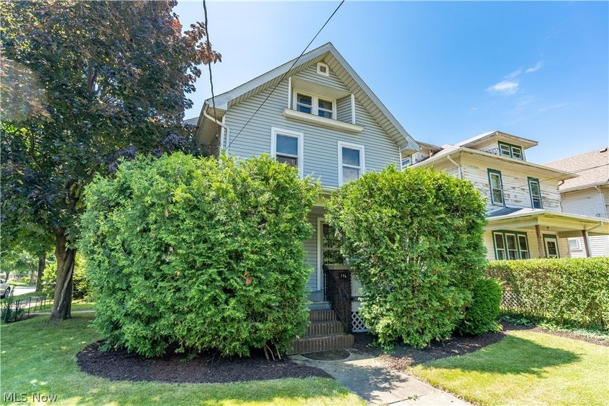 Welcome to this 5 bedroom home. This home has as a kitchen on the 2nd floor, that can be transformed back to a bath, or another bedroom. There are 3 bedroom on the 2nd floor and 2 additional bedroom in the attic. The furnace is new, just installed in 2021, Stove and Refrigerator 2017. Some newer windows. There is also a full bath in the basement. Large dining room with built in drawers for storage.