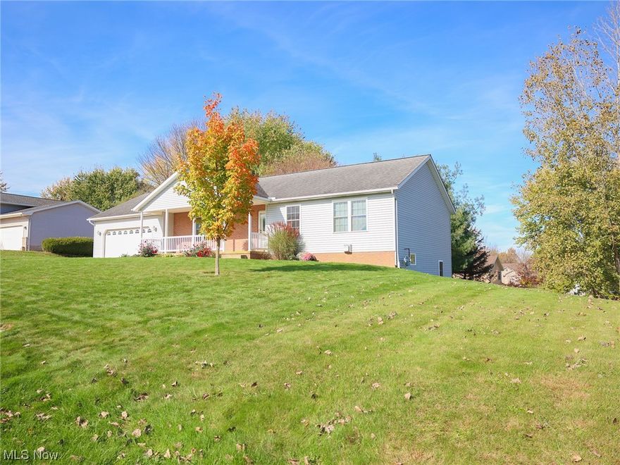 AUCTION, Price of $242,340 reflects the County Appraised Value ONLY Not the Reserve or List Price. This property is being sold at Onsite Auction: Friday, November 17th at 4:00 PM do not make offers to purchase prior to the sale based on this amount. Welcome to this inviting 3-bedroom, 2-bathroom home, constructed with quality in 2003 and nestled on a spacious 0.30-acre lot within the coveted Apple Ridge allotment of Apple Creek, Ohio. The property showcases an attached 2-car garage for your convenience. The main floor is comprising of 1,519 square feet, while an additional 1,000 square feet of living space in the finished basement awaits, completed in 2009. The basement features a cozy living room with a gas fireplace, a fully equipped kitchen, a full bathroom, and two bonus rooms with closets, along with ample storage options. This home boasts solid oak cabinets throughout both levels, and all appliances on the main and lower levels are included with the property. Meticulously maintained both inside and out, this residence is move-in ready and promises a wonderful living experience. Note that this home has never had a family reside here and appears barely used. Don't miss the opportunity to make this house your new home!