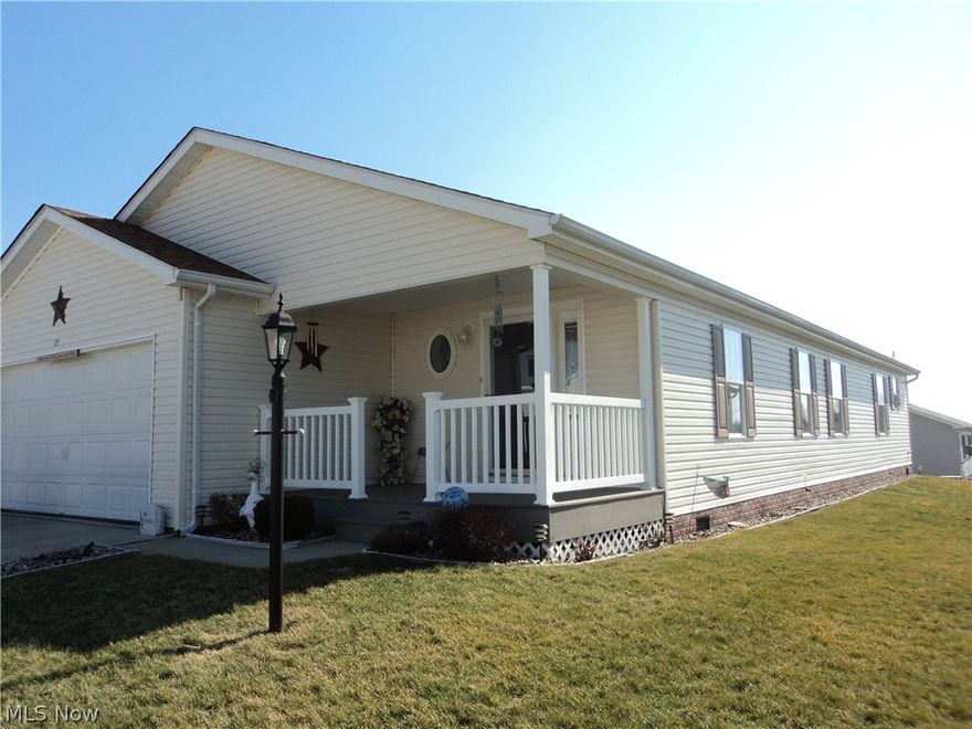 This home shows like new! Very well cared for. Move in ready for easy living in Pine Community. Located near Ohio Valley Mall, interstate I70-I470. All amenities close by. Quality throughout home. Room 10x9 can be used as a bedroom, sunroom or office. A round beveled window in living room. Oak kitchen cabinets. Ceiling fans, 2 car garage with opener. Covered maintenance free front porch. Side patio for cook outs.  Lovey community to walk and get fresh air. A lot for your money. Don't miss out. Schedule a showing today!