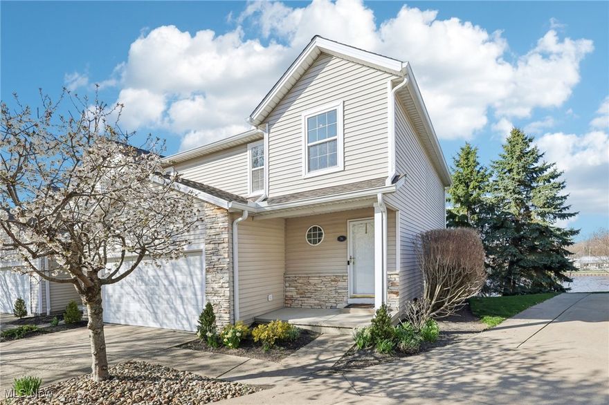 Spacious, Updated Condo With Water Views Of Grand River On All Three Levels! This incredible Grand Key condo offers 2 bedrooms on the upper floor and one additional space on the lower level. You'll enjoy the charm of the front porch, which is a perfect spot to enjoy your morning coffee and meet some of your new neighbors. Be impressed as you enter into the two story foyer which flows nicely into the bright and airy main floor. The kitchen was completely updated by the seller shortly after they purchase in 2015. It was opened up to better capture the view of the river, all new cabinets, granite counter tops with bar seating and appliances were also added. There is a small office desk area off to the side and a convenient half bath on this floor. The sliding doors off the Dining Room lead out to a nice deck, where you can enjoy outdoor family dinners during the warmer months. Venture upstairs to explore the extremely spacious Owner's suite with plenty of closet space and ensuite bathroom that was updated in 2019. There is another nice sized bedroom, an updated full bath and a convenient laundry room located on the upper level. Have you been looking for an in-law or teen suite for your family? Or maybe just more room to grow and entertain? Venture down to the lower level to explore all of the possibilites it holds! This walk-out level offers a wonderful Family Room with a cozy gas fireplace, a space that could easily be used for a bedroom and a full, luxury bathroom. Sliding doors open up to a paver patio with stone flower boxes where you can relax and watch the boats go by. The home was professionally equipped with two stair lifts by the previous owner. 2.5 car attached garage. Grand River Village has a park right across the street. Pickle Bill's, Lake Erie, Headlands or Fairport Harbor beaches and marinas and State Rt. 2 are within minutes. Just pack your bags and move right in! Contact your Exclusive Buyer's Agent and book your showing today!