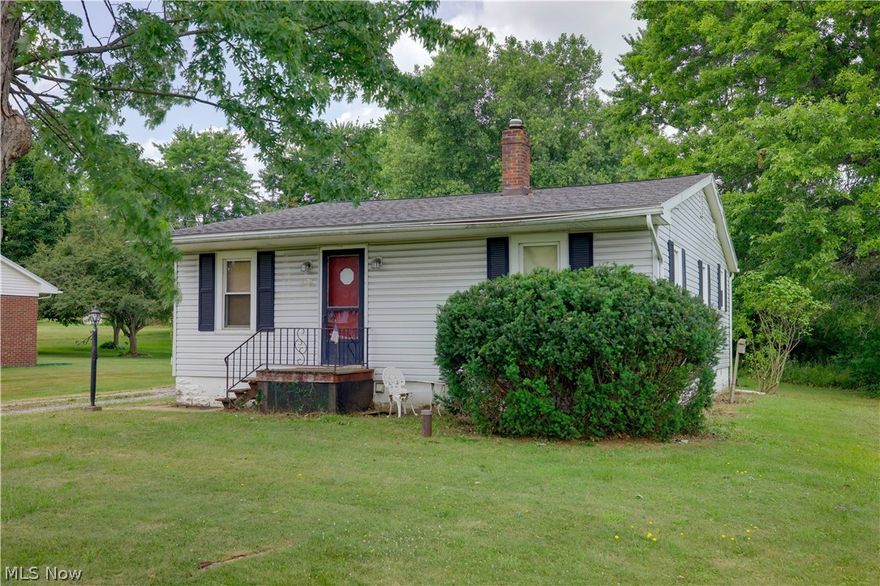 Opportunity awaits for this 3 bedroom ranch on 1.2 acres in Copley! Nice sized eat in kitchen, full bath and 3 nice sized bedrooms with spacious living room! Detached garage with sliding doors and deep lot!  New septic and sump pump 2021.
