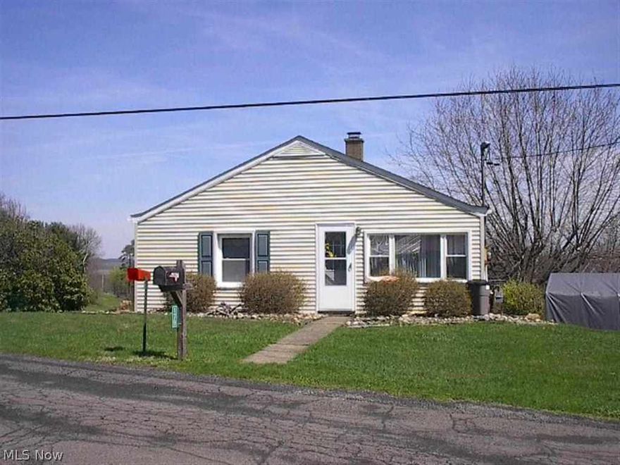 Nice quiet setting on a 3 bedroom home. 2 on the main floor and one bedroom and bath in the basement. 1.5 acres with an area for a garden. Detached garage. Close to PA line. Hurry won't last.