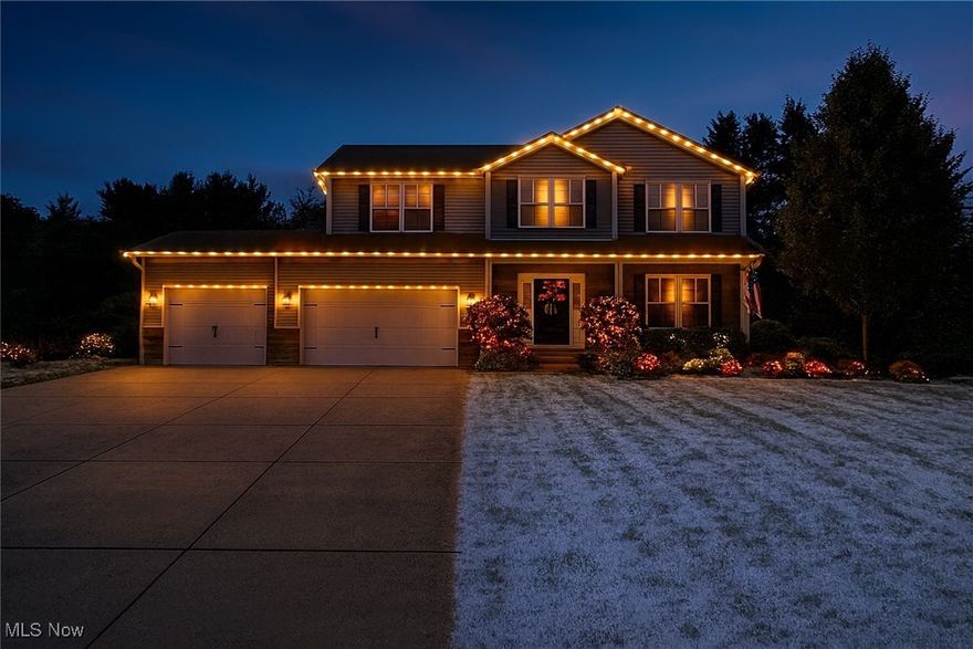 Located in Liverpool Township, this 2018-built colonial sits on a quiet cul-de-sac and backs up to acres of wooded
greenspace. Upon entering, you'll be greeted by soaring ceilings and a spacious office, perfect for working from home or a 4th bedroom. The kitchen is open and airy, offering endless counter and storage space. Conveniently, the laundry room is located on
the first floor, just off the garage. The living room features a cozy wood-burning fireplace, ideal for relaxing evenings.
Upstairs, you'll find three bedrooms, including the owner's suite with a walk-in closet and en-suite bathroom, as well
as a loft area that can serve as an additional office or playroom. The basement has been fully finished and includes a
half bathroom, providing even more living space. Outside, the fully fenced yard (with wrought-iron fencing) boasts a pergola, a storage shed with a loft, and a paved patio, perfect for outdoor entertaining. The oversized three-car garage includes a drain, a mounted gas heater, and ample storage for all your vehicles and equipment. This home is ideally located close to major highways and all amenities, yet tucked away in a small, secluded
neighborhood! Home is back on the market after the buyer was unable to fulfill their home-sale contingency