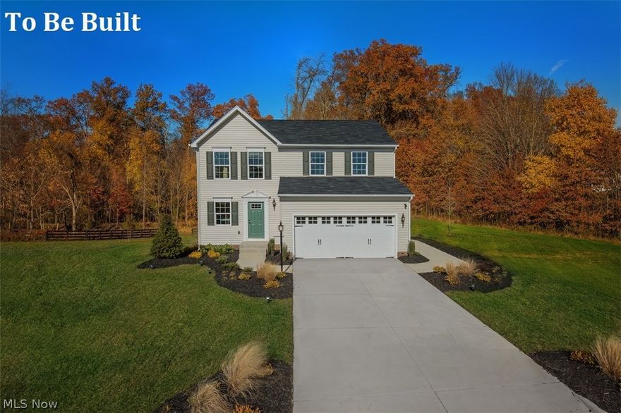 Welcome home to Liberty Ledges!  Find your place in this gorgeous new community located in the Blue Ribbon Twinsburg School district.  Enjoy the breathtaking views of Liberty Park from your back yard. Take a stroll down tranquil paths or get involved with something new at the adjacent community center. This beautiful open floorplan has everything you are looking for! A well-appointed kitchen with upgraded espresso cabinetry, walk in pantry, recessed lighting, and stainless steel appliances is a chef’s dream.  Off the kitchen you will love entertaining or relaxing in the spacious great room while taking in the private wooded views.  Your owner’s suite is the perfect place to escape and relax, complete with a walk in closet and en-suite bath.  Finishing the upstairs are 2 bedrooms and a coveted 2nd floor laundry room.  Find everything you need to make every day convenient, from the most up to date electrical and storage galore, to technology wherever you need it.  Easy highway access and