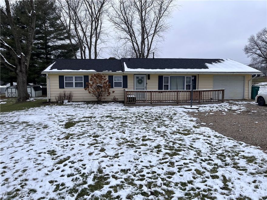 Welcome home to this beautifully updated 3-bedroom, 1-bath ranch perfectly situated on a desirable corner lot. Thoughtfully remodeled with modern finishes throughout, this home blends fresh style with classic comfort. Step inside to find a bright, open living area featuring updated flooring, contemporary lighting, and plenty of natural light. All three bedrooms are generously sized, offering flexible space for family, guests, or a home office. The updated bathroom features tasteful upgrades and a clean, modern design. Outside, enjoy a large yard with plenty of room for gardening, play, or outdoor gatherings. With its charming curb appeal, convenient single-level layout, and move-in-ready condition, this home is the perfect blend of comfort and convenience. Don’t miss your chance to make it yours!