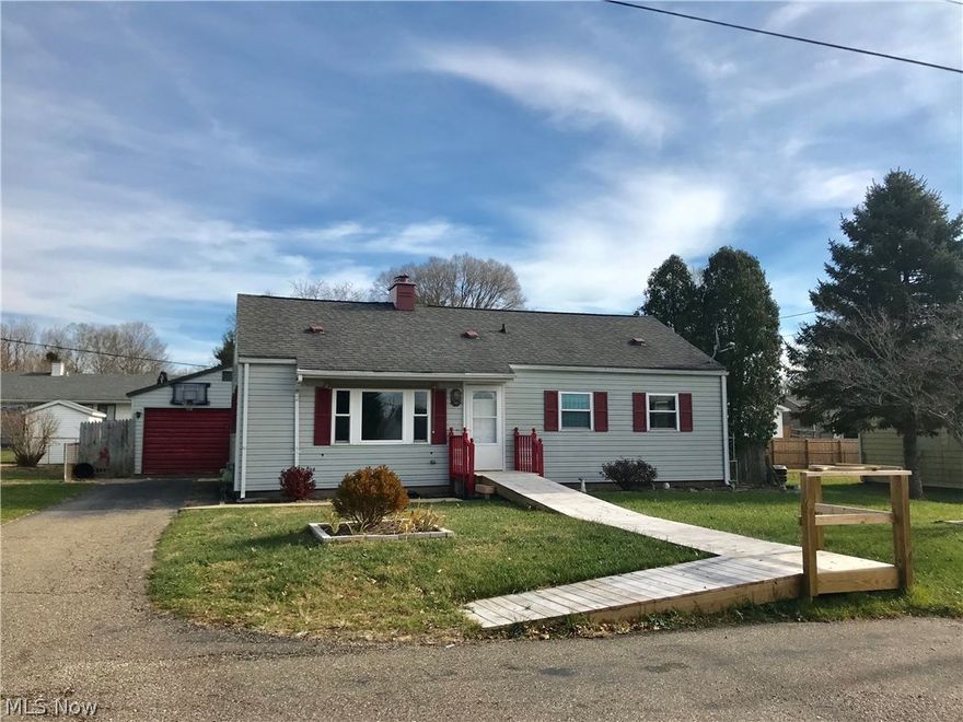 Located in Devola, the home offers 3-4 bedrooms w/ plenty of closet space. Newer cabinet & granite counters. Updated tub from Bath Fitters. Laminate Flooring in the living room & kitchen. Double hung windows, central air & gas force air furnace. Paved driveway leading to the garage.  Fenced in back yard. This property is a short sale and will be sold AS IS