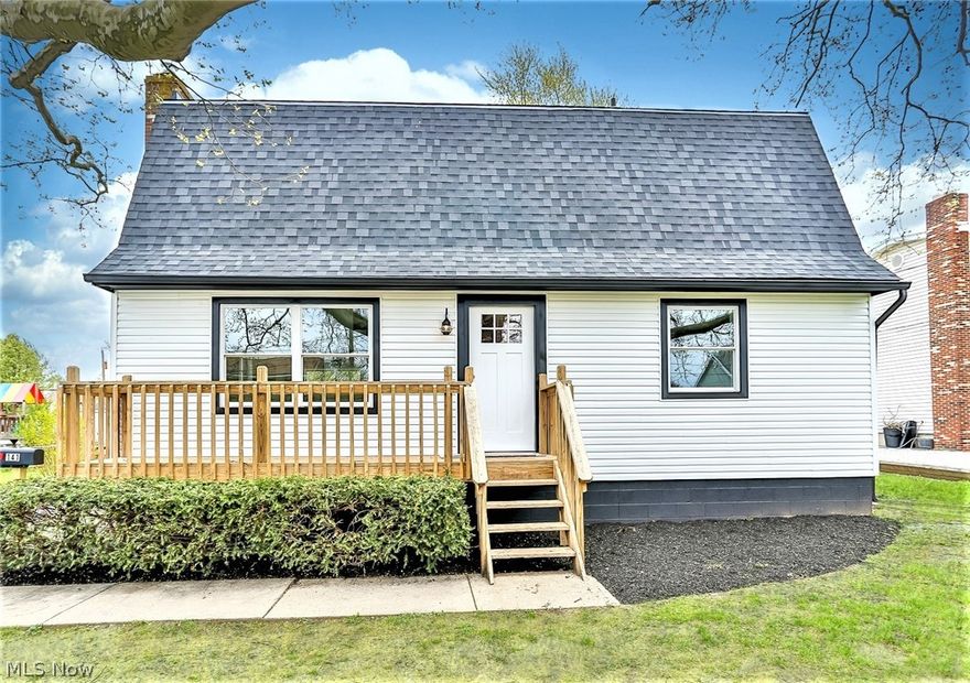 *Absolutely STUNNING Remodeled Home W/3 Bdrms & 2 FULL Bathrooms! *Be Prepared To Be Amazed From The Moment You Step Inside W/Dramatic 16+ Foot Ceiling In Main Living Area! *Updated To The MAX ~Like A New Home! *NEW Dimensional ROOF ~ NEW SIDING ~ NEW Vinyl WINDOWS ~ NEW FURNACE ~ NEW CENTRAL AIR CONDITIONING ~ NEW H20 TANK *NEW FLOORING In Every Room Includes LUXURY Water Resistant Distressed Plank And Soft CARPET In Bedrooms! *Complete NEW KITCHEN W/Fresh White Arcadia Shaker CABINETS W/Oversized SS Hardware, White Galaxy GRANITE COUNTERTOP, Commercial Style Faucet W/Sprayer, Stainless Steel 5 Burner Gas Stove, SS Dishwasher, Glass Jar Pendant Lighting, Rustic Ceiling Light AND CUSTOM Stained Walnut WOOD Accent Ceiling!! *Complete Full NEW BATHROOM W/White BARN DOOR Vanity, Sink, Toilet, Tub, Shower Surround & Glass Jar Lighting! *2nd Full Bathroom Is Also NEW W/Custom Subway TILED Shower, White BARN DOOR Vanity, Sink, Toilet, & Jar Lighting! *New BARN DOOR Entrance To Bathroom *Fres