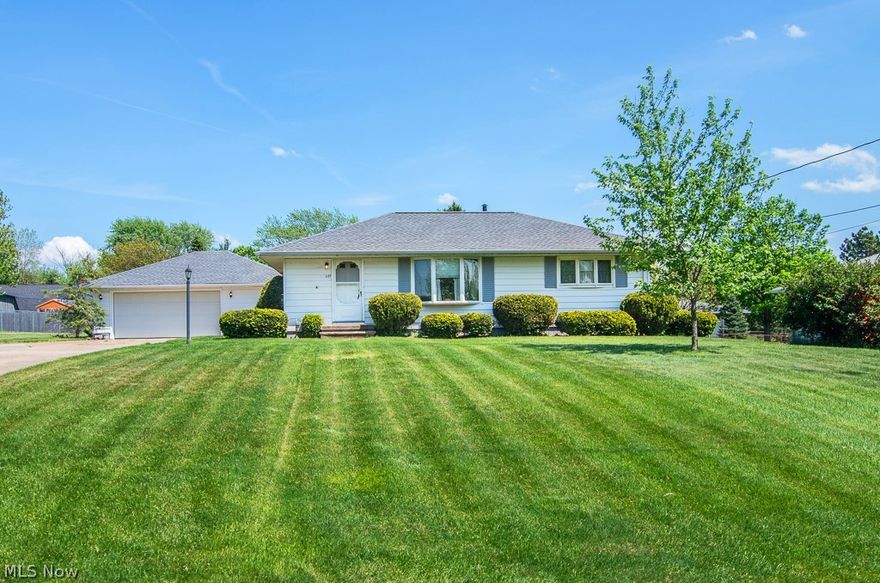 Charming 3 bedroom ranch home with just under 1500 sq ft., plus a basement with great potential. Has a relaxing sun room and gorgeous yard for your summertime enjoyment. Roof was just replaced in 2014. Perfect for a first time buyer. This home is priced right to sell!