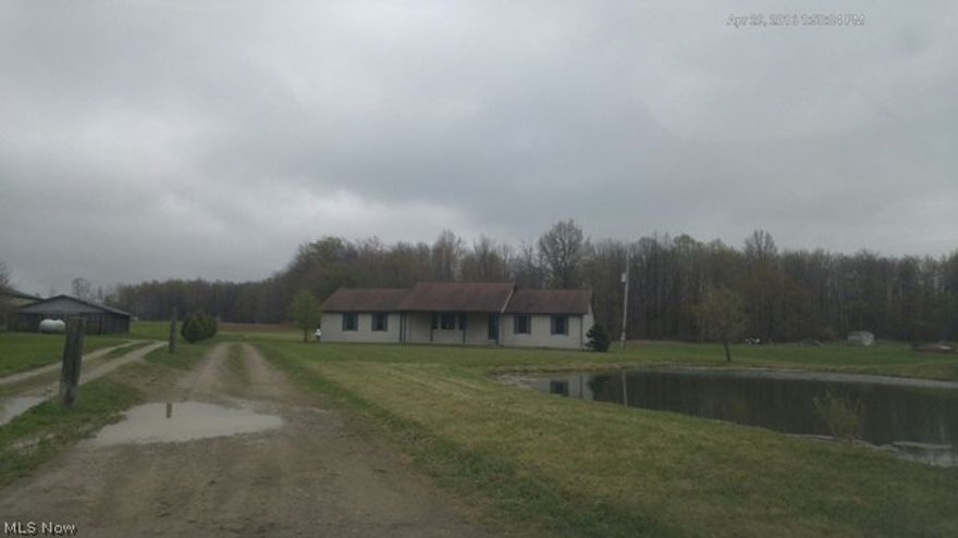 Very attractive Ranch style home on nice lot size. This home features an open floor plan with larger kitchen and living room. Nice size basement that has two entry ways. Nice front porch and large deck.  This home has new carpet, paint, vinyl flooring, light fixtures, dishwasher, microwave, and stove. This home is ready to go. Sold AS IS!.