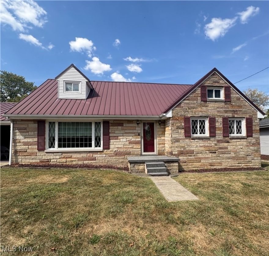 This ADORABLE Cape Cod home blends timeless character with modern UPDATES and nearly 2,000 sq ft of living space. Inside, you'll find 3 bedrooms PLUS a den that could easily be a 4th, along with 2 full baths, plus a full bath in the basement for added convenience.
 HARDWOOD floors, along with the UPDATED kitchen and bathroom bring a fresh feel to this classic home.

Enjoy the BREEZEWAY connecting to the one car GARAGE, and a full basement offering extra space and flexibility. Step outside to a FENCED backyard with a patio and pergola, perfect for ENTERTAINING. The METAL roof adds durability and charm.

SCHEDULE your showing today!