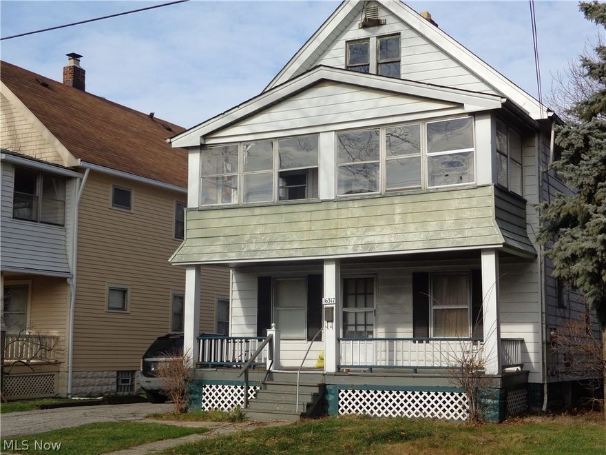 Two family 1st floor occupied 2nd level vacant. Property is  in need of updates will make a good investment property