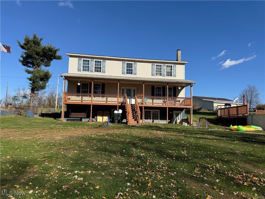 Large home in Country setting needing a little TLC. This home welcomes you into an inviting foyer that takes you to a large formal living room that flows into the open kitchen with island and dining room. Off the dining room is a large office. Upstairs, you will find three large bedrooms, a master bathroom and second floor laundry. The basement is a blank canvas. Perfect to let your imagination run. The home also features a large two car detached garage that is heated