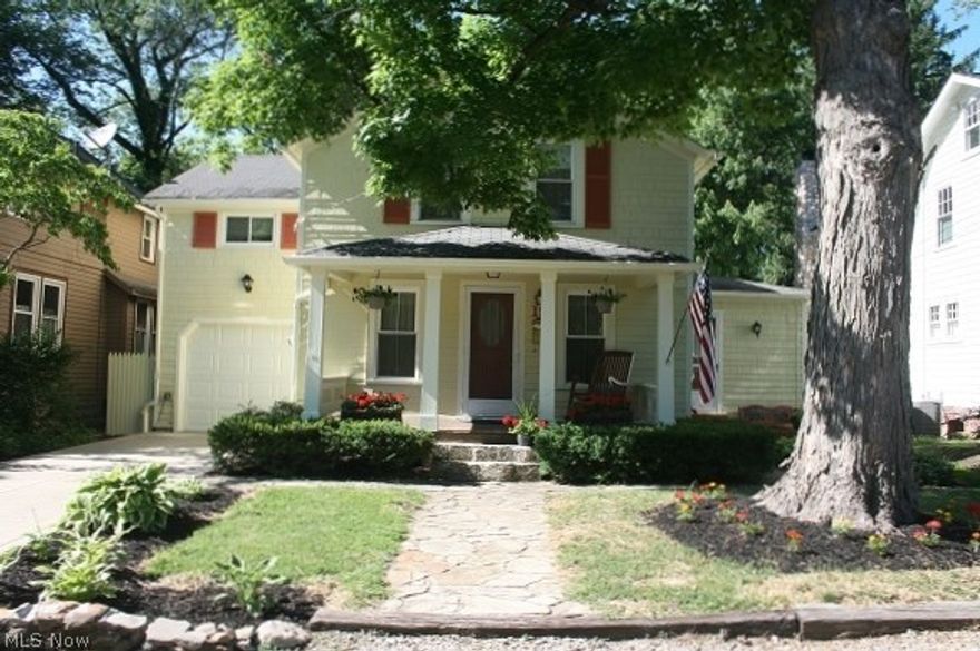 Heart of the Village Century within easy walking distance to the triangle. Charm-filled colonial, recently refreshed and updated. Everyone's favorite - a covered front porch. Private fenced backyard with woodsy backdrop and deck. Central AC, corner posts, wood floors, new carpeting, many updates.