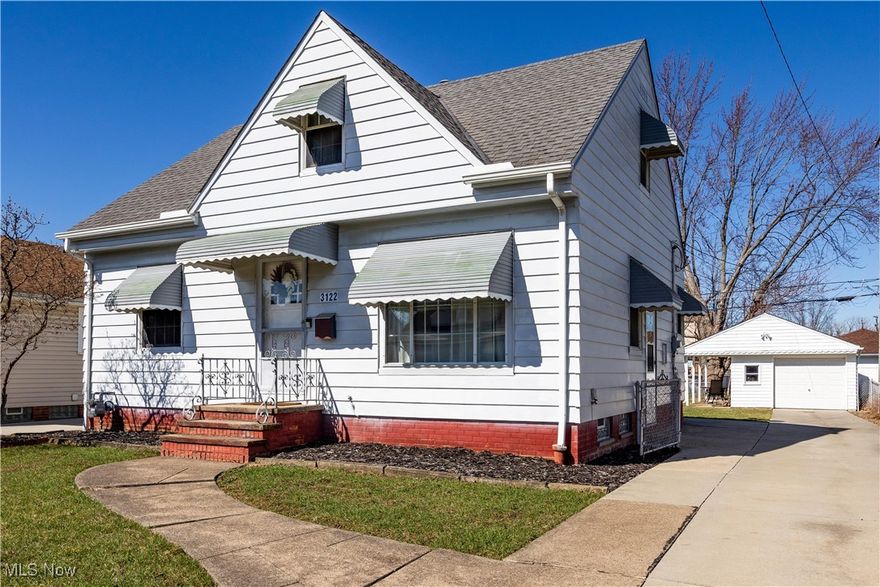 This well-cared-for bungalow in Parma offers charm, functionality, and plenty of living space. As you step inside, you're welcomed by warm wood floors that flow through the inviting living room. Off the living room, you'll find two comfortable bedrooms and a full bath. The eat-in kitchen features ample cabinet space and comes fully equipped with all appliances, making meal prep a breeze.
Upstairs, an additional bedroom provides extra privacy, along with a versatile space that can serve as an office or cozy sitting area. The partially finished basement expands your living options, perfect for a rec room or another hangout spot, while the unfinished section houses the washer and dryer, plus a convenient additional toilet.
Outside, the fully fenced backyard is a private retreat, complete with a covered patio adjacent to the garage, an ideal spot to enjoy summer evenings. This bungalow is the perfect blend of comfort and practicality, ready for you to call home!