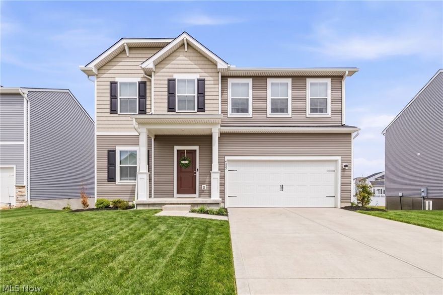 Set in Perry’s Booth Farms newest wave of development, this recently built 4 bedroom, 4 full bath home offers the rare opportunity to step into newer construction without the timeline, delays, or added expense of building. The main level centers around an open concept kitchen, dining, and living area where natural light and everyday functionality come together seamlessly. Granite countertops, stainless steel appliances, a large center island with seating, and pantry create a kitchen that feels equally suited for busy mornings and weekend gatherings. Just off the main living area, glass sliders open to a covered back porch overlooking the backyard, extending the living space outdoors and connecting directly to the walkout lower level below. A dedicated office or den and a full bath on the main level add flexibility for working from home, guests, or additional living needs. Upstairs, the expansive primary suite offers a true retreat with dual walk-in closets and a spacious ensuite featuring dual vanities and a walk-in shower. Three additional bedrooms provide generous accommodations, while the hall bath with double sinks and an upstairs laundry room add everyday convenience where it matters most. The walkout basement, complete with an additional full bath, offers exceptional flexibility for future recreation space, a home gym, media room, guest suite, or multigenerational living setup. With abundant storage, a spacious two-car attached garage, rare walk out basement, and a layout thoughtfully designed for both comfort and everyday functionality, this home offers the advantages of newer construction without the delays and rising costs. Welcome home.