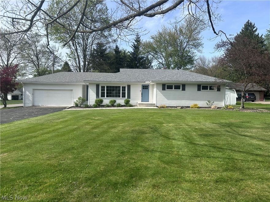 Well-maintained and updated ranch located in the heart of Howland, offering 3 spacious bedrooms and 2 full bathrooms with convenient one-floor living. Situated on a desirable corner lot, this home features a circular driveway, attractive landscaping, and strong curb appeal.

Inside, you'll find refinished hardwood floors flowing through the main living areas, complemented by a bright, neutral color palette. The kitchen is well-appointed with granite countertops, a stylish tile backsplash, stainless steel appliances, recessed lighting, and durable flooring.


Conveniently located near shopping, dining, and everyday amenities, this move-in ready ranch combines comfort, updates, and a prime Howland location.