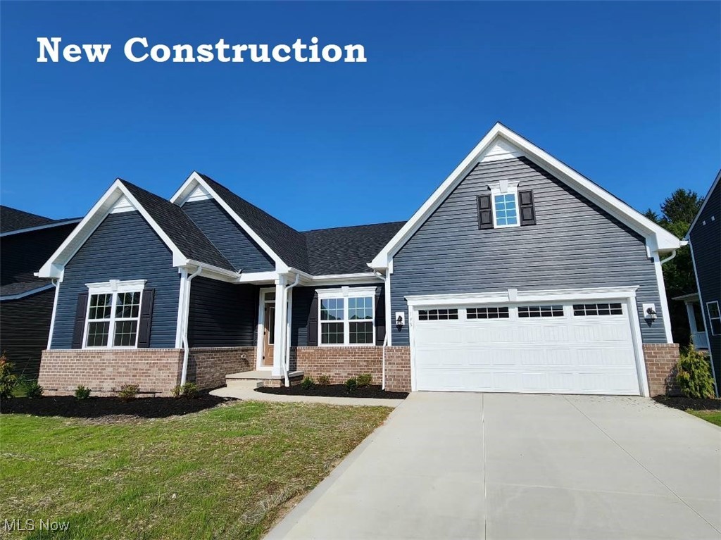 Move-in Ready Home! New construction. First floor living at its finest. Perfectly spacious, welcoming for guests, and luxury finishes throughout. Beautiful exterior with covered front door area. Open and bright floorplan. Kitchen is amazing with loads of counter and cabinet space, walk-in pantry, and expansive island with seating! A chef’s dream kitchen with built-in wall oven, gas range, and undercabinet lighting. This open kitchen and dining area lead to large family room with a tray ceiling and decorative coffered insert. The owner’s suite is conveniently tucked away and boasts another tray ceiling and 2 walk-in closets. The owner’s en-suite offers dual vanities, linen storage closet, and tiled roman shower with seat. 2 guest bedrooms share guest bath on other side of the home. The front office is enclosed with glass French doors. First floor laundry makes the chore manageable and conveniently located. Relax on your rear covered porch or venture down to the finished basement for all of your entertaining needs. The walkout basement with full bath creates an entire new area for anything you need. So much natural light shines through the door and full sized windows – you won’t feel like you are in a basement. The separate thermostat will allow you to control the air independently from the first floor. Store your life’s collected treasures and create a workshop or theatre room. So many possibilities, you don’t want to miss this opportunity! The location is amazing and close to everyday desires of shopping, restaurants, entertainment, and anything else you need. The community has streetlights and sidewalks throughout! This home has an Energy savings package that can save you up to 30% on your utility bills.