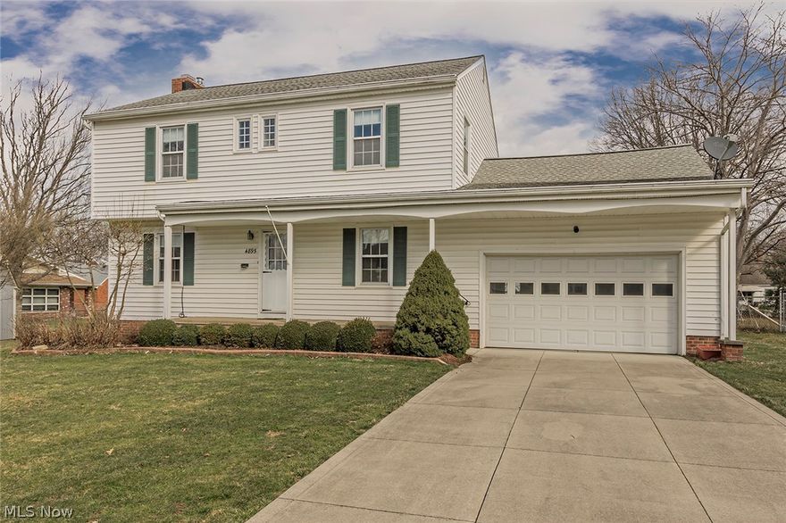 Very nicely maintained Center Hall Colonial Home. Custom built on decent sized private lot with generous size rooms for ultimate comfort living.  Partially fenced yard with 3 season patio enclosure off the kitchen opened with French Doors, great for your morning coffee and reading leisure. Large basement awaits your finishing ideas for adding to more living space. Newer HVAC system, water heater, gutter covers, and vinyl siding for easy maintenance.  Make it your own and call it Home.