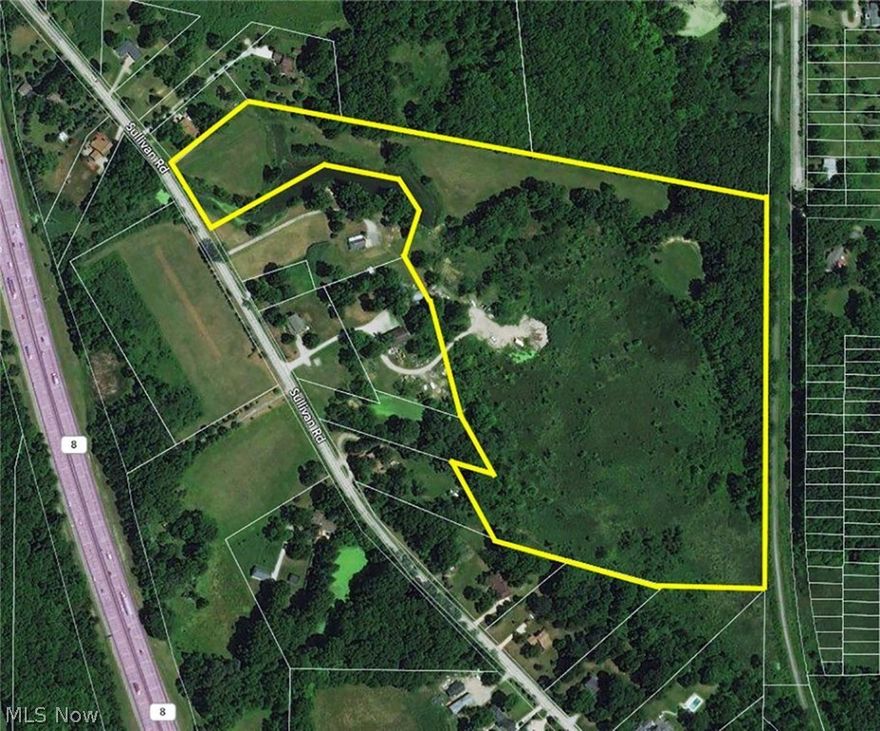 31.33 acres of land with a pond and nature. Hudson Schools. The Wetlands Report is attached under Supplements.