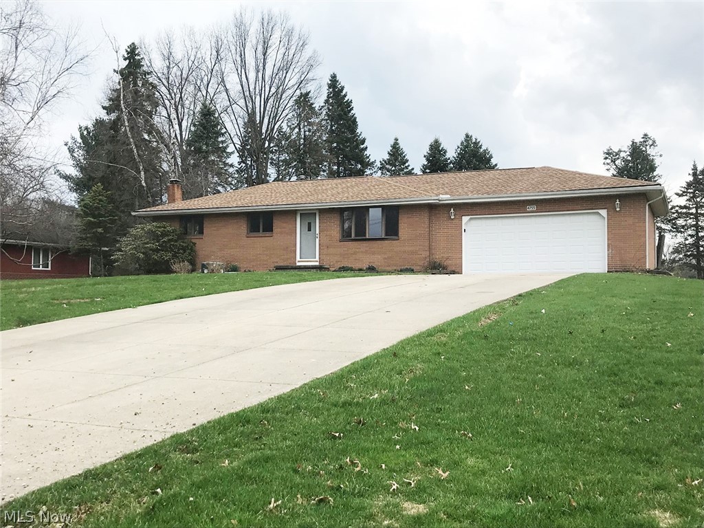 Nice brick three bedroom ranch home with one bathroom. Two car attached garage and concrete driveway. Updates include, furnace central air conditioning, windows, fresh paint, roof and septic system. Enjoy the country view from the back porch. Check attachments for property disclosures.
