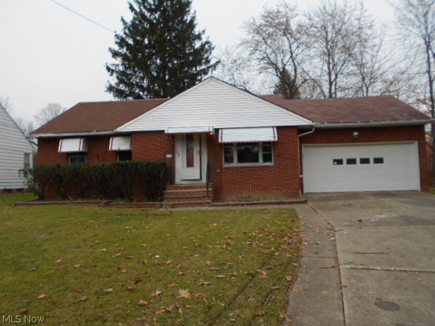 Sharp Brick Ranch! Tranquil Covered Deck Overlooks Large Senic Lot. property features 3 bedrooms, a Huge Kitchen W/Counter Space Galore/ 1/2 Bath Off Kitchen. Attached Double car garage. Owner Occ. Buyers & Agents must sign OwnerOccupant Certificate found in MLS Attachment in order to make offer.  This is a Fannie Mae HomePath property.