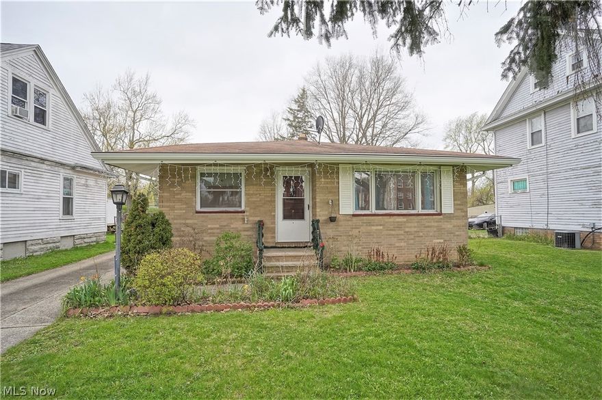 Precious memories begin right here! Welcome to this charming three-bedroom, two full and half bath ranch home. The bright living room is open to the dining area which has built in shelves and cabinet, there is wood floors throughout and natural light that shine through this beautiful home. The updated kitchen has plenty of cabinets, area for a small table or a coffee station, etc, linoleum floors and is open to the living room. There is a first-floor laundry room. Three large bedrooms, and one full bath and half bath finish the main level. The large clean lower level has closet space, plenty of storage, full bathroom, area for working out, office, or play area, etc. The fabulous backyard offers plenty of room to entertain offering an above ground pool, playground set, shed, and there is a two-car detached garage. There are newer gutters, furnace (2011). Home is located near Kamm's Corner and Gunning Park Rec Center.