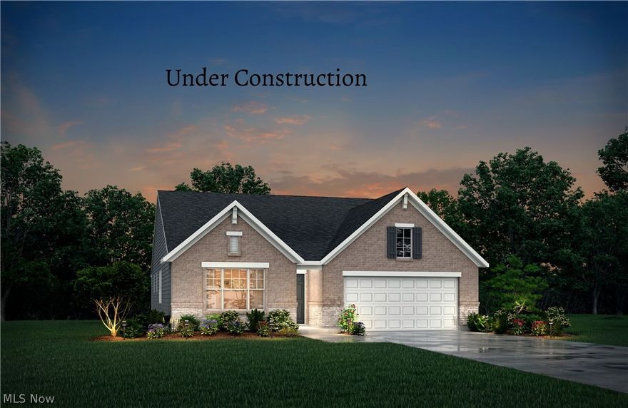 House under construction. Completion in late June/ early July. Discover easy, low-maintenance living in the Sarasota at Villas of Blue Heron. Set in a scenic, park-like community with walking and biking trails, this home includes landscaping and snow removal for a truly carefree lifestyle. Enjoy convenient one-level living with an open family room, kitchen, and dining area. The private primary suite offers a spacious bath retreat and large walk-in closet. A separate wing includes an office and an additional bedroom and a full bath. Community amenities include a pool, walking trails, and tennis and pickleball courts. Pictures are for illustration purposes only.
