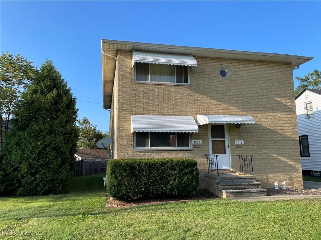 Fantastic First Floor Apartment in excellent condition featuring 3 bedrooms, large living room, fully equipted kitchen and great dining room. The brick home comes with a one car garage and storage out building***It is at the dead end of the street adding to your privacy and extra parking***There is an open field across the street making it a quiet and peaceful environment***Just like your own home you can't afford passing this great home***HURRY BEFORE IT IS GONE****