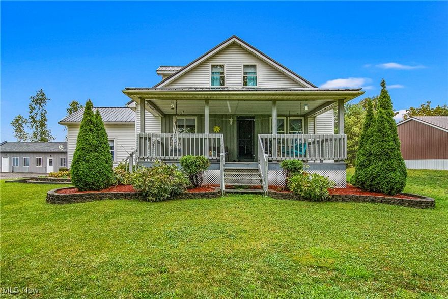 Charming Farmhouse Retreat on 3.32 Acres. Welcome to this beautifully updated conventional-style farmhouse offering over 2,000 sq ft of living space. Relax on the inviting large open-frame front porch complete with a porch swing while enjoying peaceful country views. Inside you'll find four spacious bedrooms (two on the main level and two upstairs) and a large bathroom with a brand-new double-sink vanity. Property Highlights: Two Separate Outbuildings: A 30 × 50  four-stall barn with chicken coop and a 28 × 50 detached shop, each a standalone structure. The shop features a wood-burning stove for year-round projects or hobbies.
Efficient Heating: The main house is primarily heated by a wood-burning system currently fueled with compressed sawdust/wood-fiber bricks, providing cozy and economical warmth in true Amish tradition. Natural Gas on property. Recent Upgrades: New roof, dormer, and siding within the last two years, plus a new culvert and an updated water-softener system. Outdoor Extras: A picnic table and large outdoor grill/fire pit stay with the property, along with firewood, a large air compressor for the water system, a solar-operated electric fence, and newly posted pastures. Additional Comforts: Basement with sump pump and an extra skid of sawdust fuel bricks included. This property offers the perfect blend of modern updates and rustic charm, ready for livestock, gardening, or simply enjoying peaceful country living. Don't miss this rare opportunity to own a move-in-ready farmhouse with so many thoughtful extras!