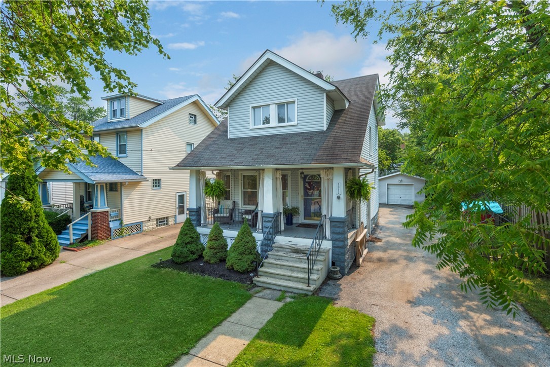 Lovely Lakewood colonial situated in an enviable location! Buyers looking for suburban city living will love the short walk to all downtown Lakewood attractions. Or stay home and sip your morning coffee on the oversized front porch in this quiet family neighborhood.
This cozy home was totally rebuilt from the studs in 2000. The first floor boasts a partially open concept with lots of natural light complimented by contemporary fixtures. Upstairs includes three generously sized bedrooms. Recent updates include new plumbing in 2016, new AC and hot water tank in 2020, fully updated electric system in 2020. Buyers will also appreciate the many cosmetic updates and modern styling throughout.
Fully fenced and perfectly private backyard is complete with a paver patio and mature shade trees. This home is a must see with much to offer! Schedule your showing today!