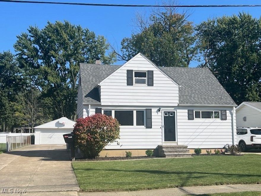 This beautifully updated bungalow is nestled on a quiet, low-traffic street and is truly move-in ready. Featuring 4 bedrooms and 3 full baths, this home has been freshly painted in neutral tones with brand-new flooring and carpeting throughout. The kitchen comes equipped with stainless steel appliances, making meal prep a breeze.

Enjoy peace of mind with a newer roof (2019) and new furnace/central air (2022). The fully finished basement offers endless possibilities, with a large living area, bonus room, laundry room, ample storage, and glass-block windows that add light and privacy.

Outside, you’ll find a large, fully fenced backyard—perfect for gatherings, kids, or pets—as well as an oversized 2-car detached garage with room for a workbench and extra storage.

Conveniently located near schools and shopping, this home is also a commuter’s dream with easy access to I-71, I-480, the Ohio Turnpike, and Hopkins Airport—all without the traffic noise.

Immediate occupancy available