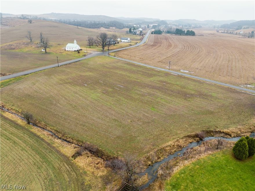 ONSITE LIVE AUCTION SATURDAY APRIL 11TH 10:00 AM!! Parcel 4 of 5.
Available via onsite-live auction, this beautiful 32-acre farm offers mostly open, tillable land, sizable building lots, a charming ranch home with outbuildings, and a prime location just minutes from Sugarcreek, New Philadelphia, and Ragersville. The 1,656 sq ft ranch home features 3 bedrooms, 2 full baths, a kitchen-dining room, and a living room with a fireplace—all on the main floor. The full basement includes a full bath, kitchenette and laundry area, ample storage or hobby space, fireplace, and access to the drive-under 2-car garage. Outbuildings include a 28’x30’ heated block garage, and a 32’x 48’ framed bank garage building with a partially finished apartment area, a spacious second floor, and a covered front porch. The property also boasts prime tillable acreage with beautiful building sites on sizable parcels. Utilities to the home include electric, free gas, gas furnace heat, a fireplace, central air, a private well, and a private septic system. Contact us today for more information or make plans to attend the open house!
Open House: Thursday, April 2nd, from 4:00 to 6:00 PM 
Parcel 1: 6.3 acres, 459 ft frontage, ranch home & outbuildings
Parcel 2: 6.4 acres, 50 ft frontage, open tillable acreage
Parcel 3: 9.2 acres, 400 ft frontage, open tillable acreage 
Parcel 4: 5.7 acres, 1,147 ft frontage, open tillable acreage
Parcel 5: 4.6 acres, 736 ft frontage, open tillable acreage