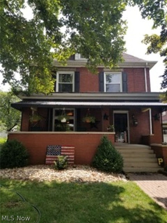 Follansbee- Let this one be your next home. 4 bedroom, 1.5 bath. 2.5 story. Home located in the heart of town. Walking distance to all amenities. Property has so much character and welcoming to all that enter. 2 story wood staircase located in the large foyer of the home. So many updates; carpet, windows, central air, hot water tank, hot tub, large semi-above ground pool and deck. This one won't last.