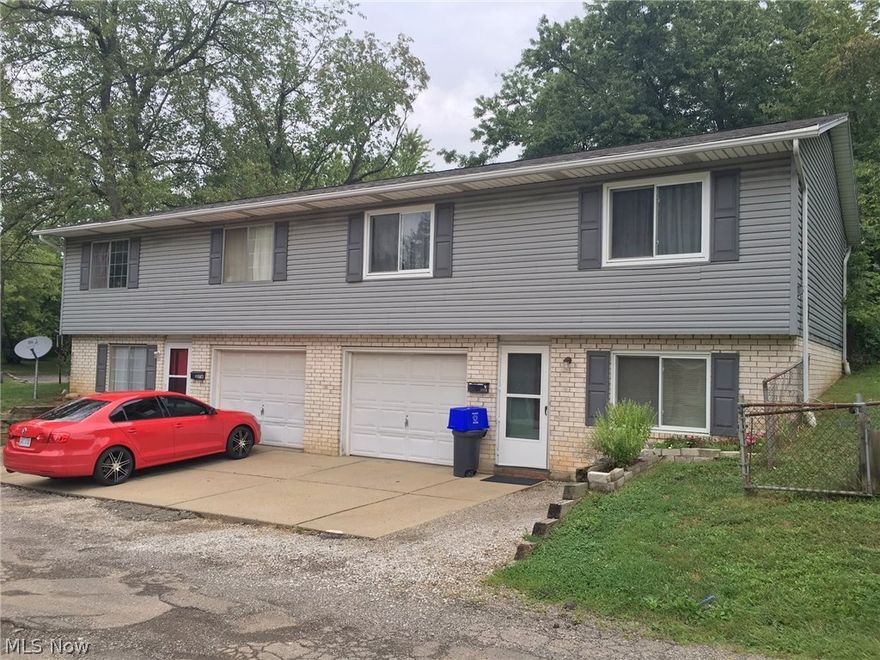 Both units leased and tenants pay all utilities. Plain Local Schools, attached garage, family room, laundry hookups, 2 bedroom units.