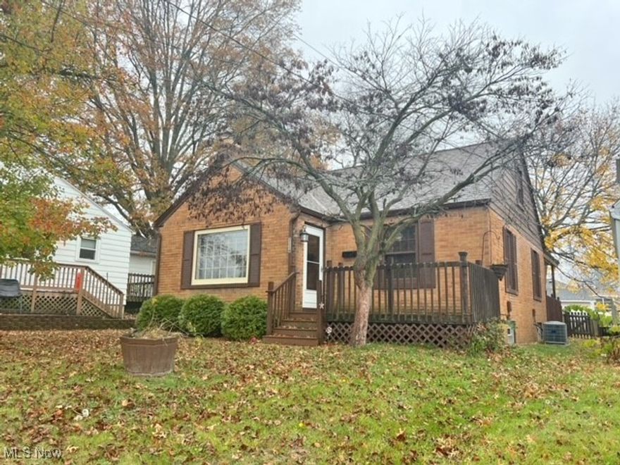 Beautifully maintained solid brick bungalow in a great location. This home is ready for you to move in with 3 bedrooms, a main floor full bath and a 1 car detached garage. The living room is very inviting with hardwood floors, a gas fireplace and an arched doorway. There are 2 bedrooms on the main floor and a large bedroom upstairs. The eat-in kitchen is equipped with stainless-steel appliances. There is a full basement with a shower and sink and a workshop. Outside is a large back deck that leads to the fenced in back yard. This home has a new roof, new leaf filter gutters, new storm doors, a new 5-inch-thick cement driveway, a newer gas furnace with central air, and an updated gas hot water tank. Immediate possession is available.