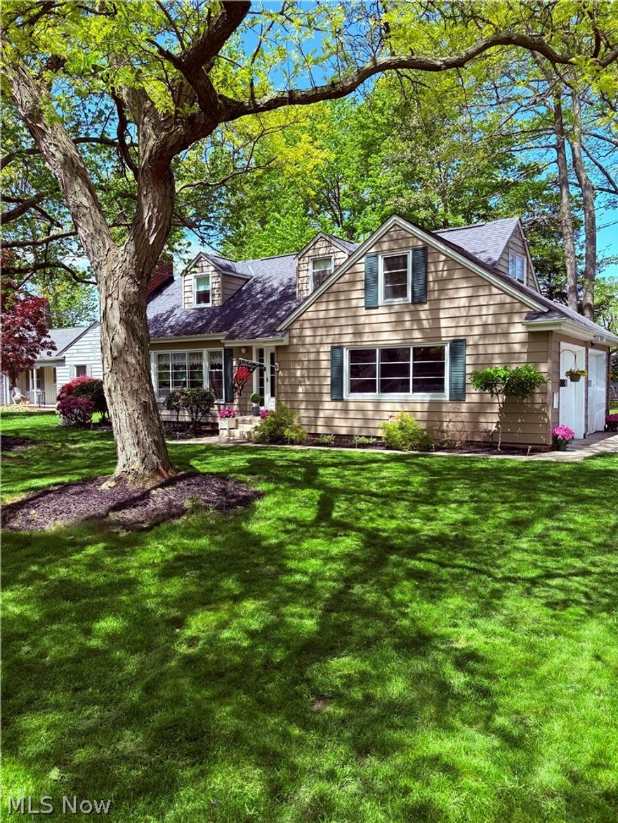 Welcome to 22636 Locust Lane.  This charming cape cod which has been lovingly maintained by the same family for almost 30 years sits on a large lot on wonderful cul-de-sac street.  Stepping in to the "much bigger than it looks from the street" home, you are greeted by an inviting living room with warm hardwood floors and a beautiful wood burning fireplace.  The living room and those stunning floors open seamlessly into the dining room and kitchen, making for great entertaining.  The kitchen features granite counters, SS appliances and plenty of cabinetry.  The kitchen overlooks the huge family room which is highlighted by another fireplace and a new sliding door that leads to the inviting deck.  A large storage area with access to the outside is a welcome surprise.  A full bath and first floor bedroom/office round out the first floor.  Upstairs you'll find three additional bedrooms, all with hardwood floors and ample closet space as well as a full bath with a double vanity.  The lower level provides additional living space with a third wood burning fireplace plus loads of storage.  You'll love spending the summer on the back deck overlooking the spacious yard with its mature landscaping.  Located just minutes from RR's best shopping and dining, the home is also close to highways and RR's Blue Ribbon schools.  A one year home warranty is being provided by the seller for buyer's peace of mind.  This is the home and neighborhood you've been looking for!