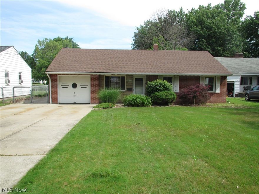 ATTN Investors, handyman homeowner - you fix, you save.  Nice brick ranch home - easy fix.  Fenced-in backyard with over-sized driveway, newer roof, new hot water tank in 2019, and a great floor plan.  Single-level living priced $20K under market for you to personalize and make your own! Seller to review all offers and respond by noon on Tuesday, July 23, 2019.